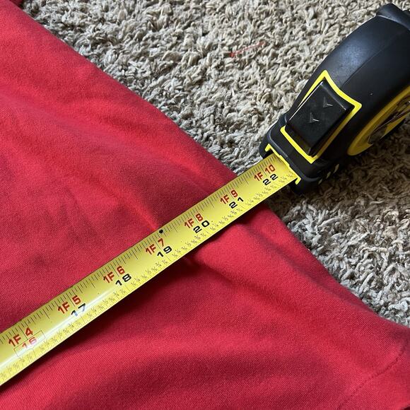 Polo Ralph Lauren Men’s Large Red Polo Short Sleeve Shirt Pony Cotton Casual - Picture 5 of 7